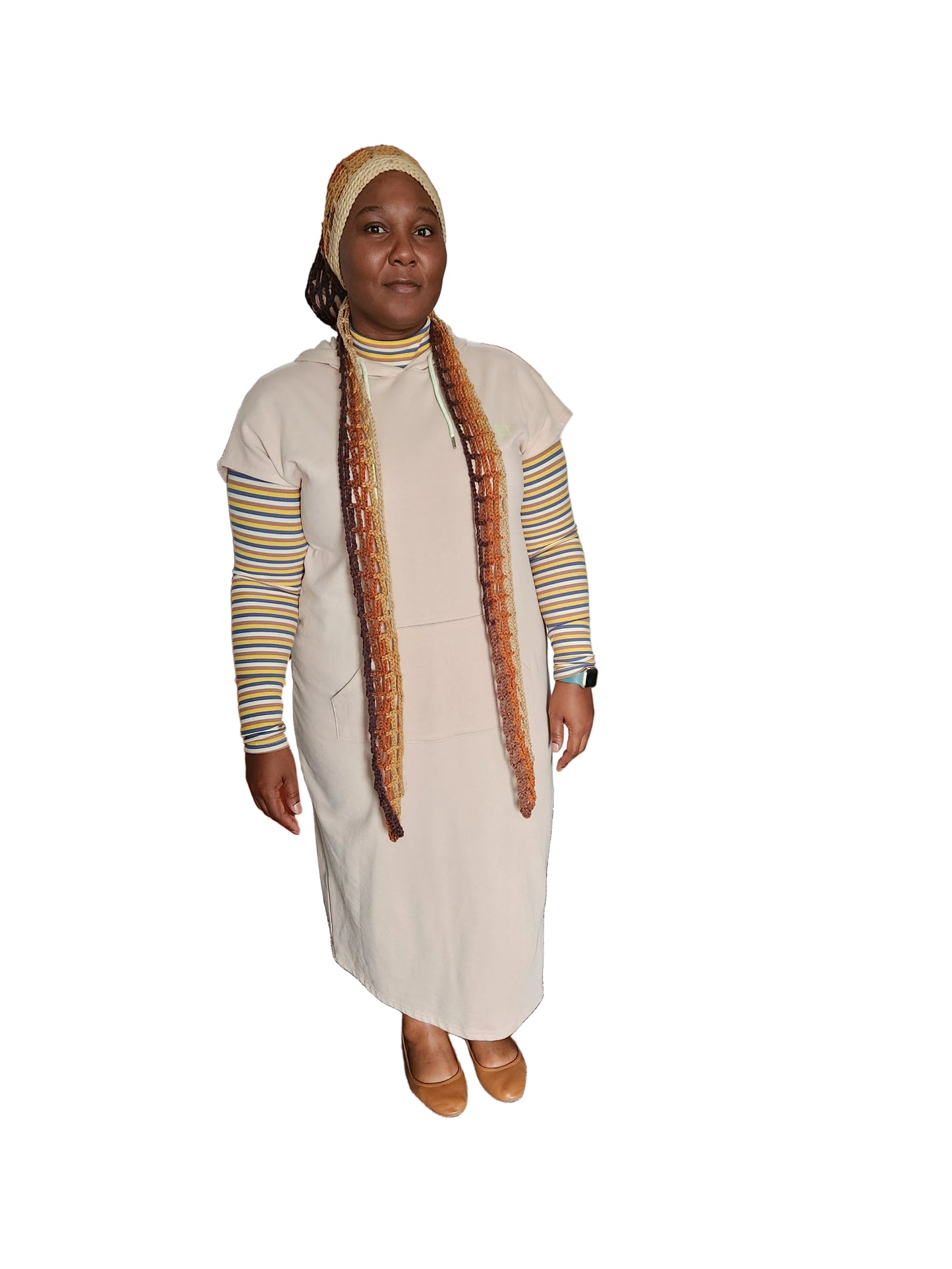 Slouchy Beanie Wrap Scarf